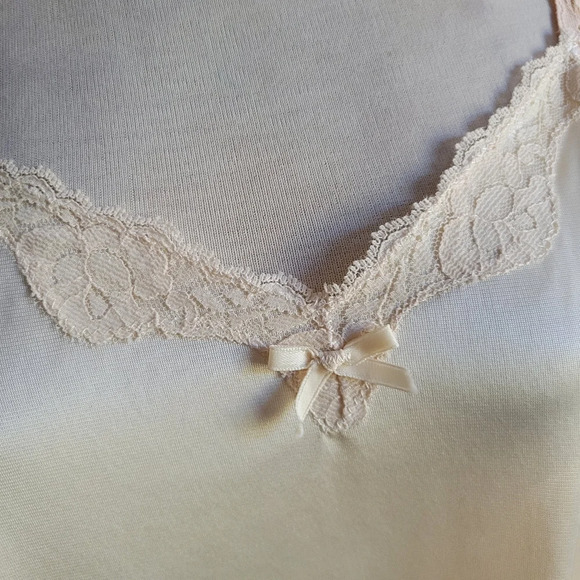 Vintage Chemise Top by Greenco Maid / Nutural Tone / Size Large - Picture 2 of 8